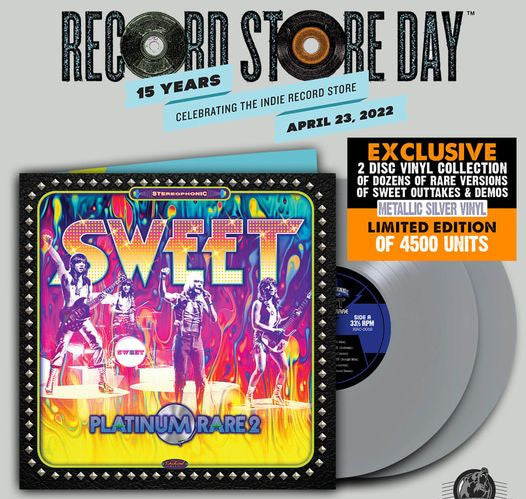The Sweet - Platinum Rare 2 (Record Store Day exclusive silver vinyl)