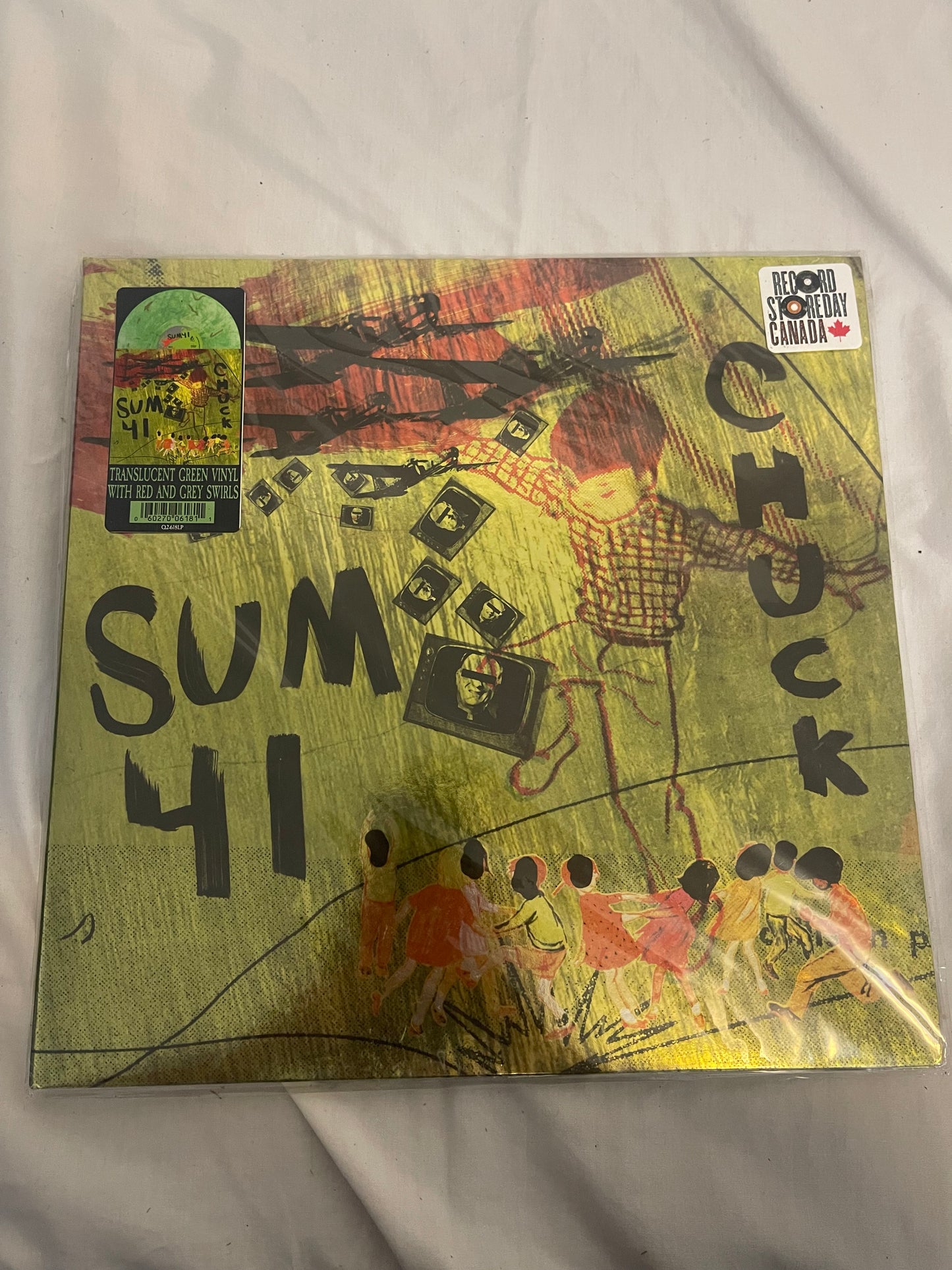 Sum 41 - Chuck (Record Store Day Canada Green Translucent with Red and Grey Swirls vinyl)