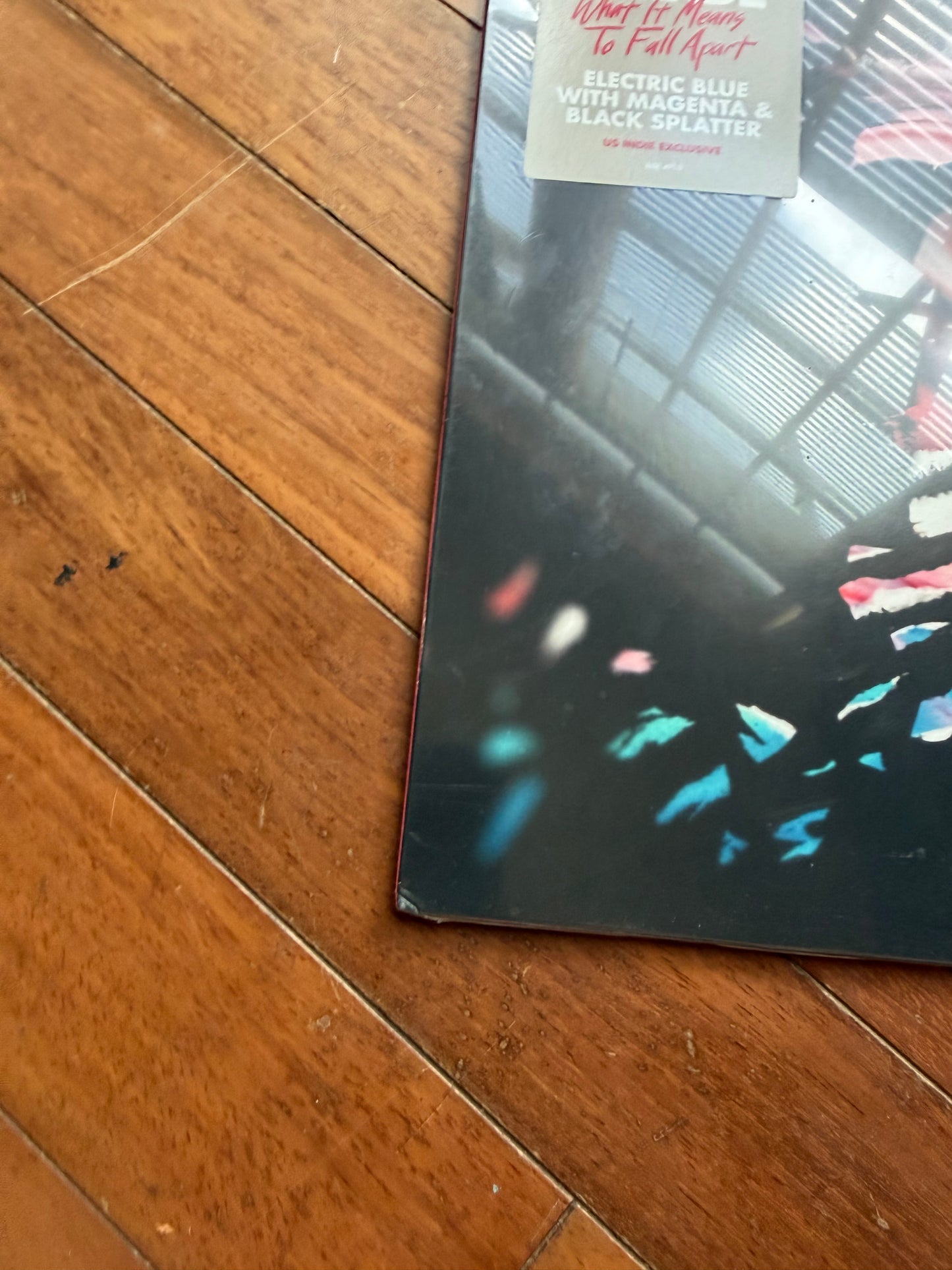 Mayday Parade - What It Means To Fall Apart (indie exclusive electric blue with magenta and black splatter vinyl)