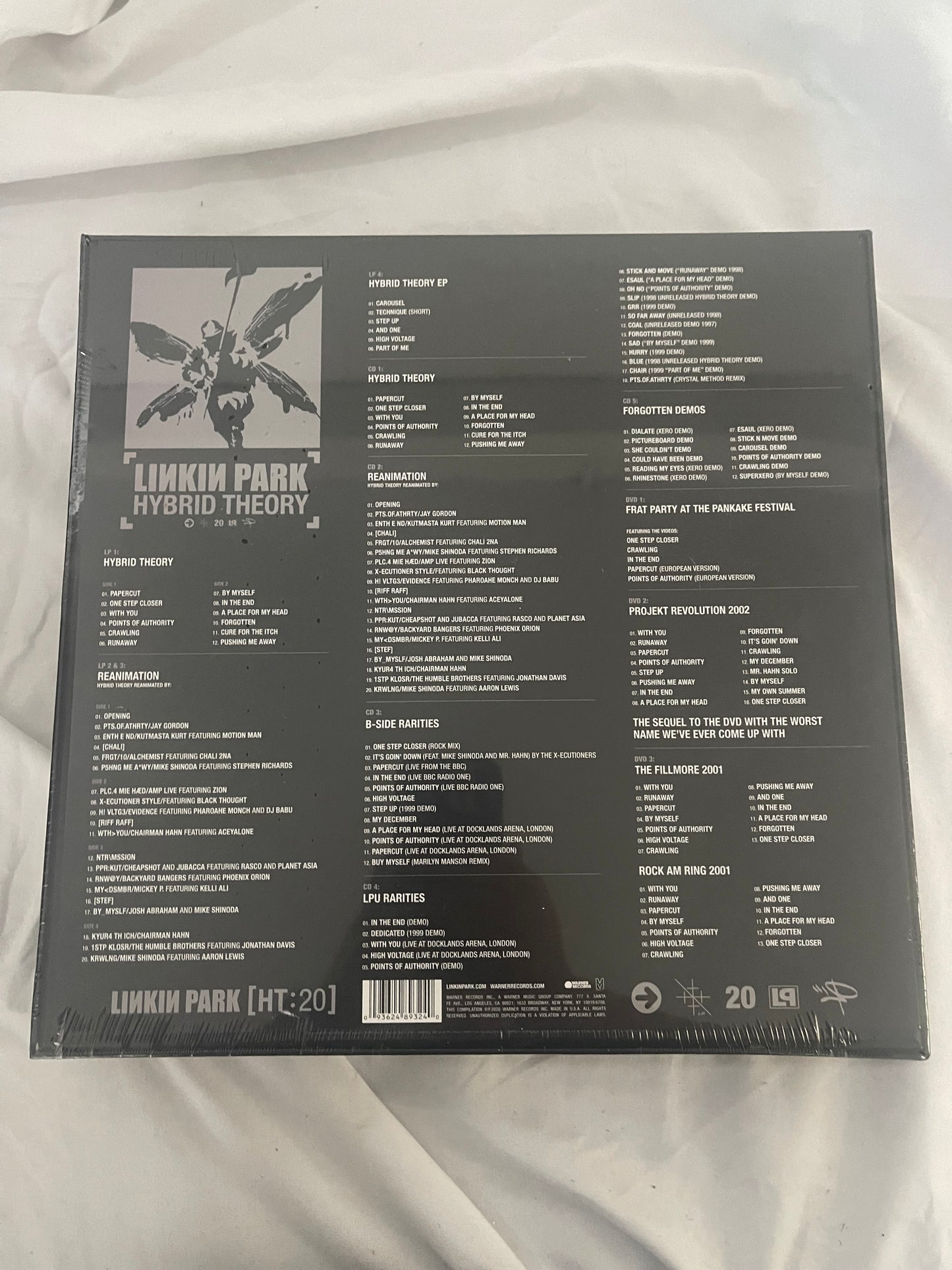 Linkin Park - Hybrid Theory (20th anniversary  vinyl/CD/Cassette box set)