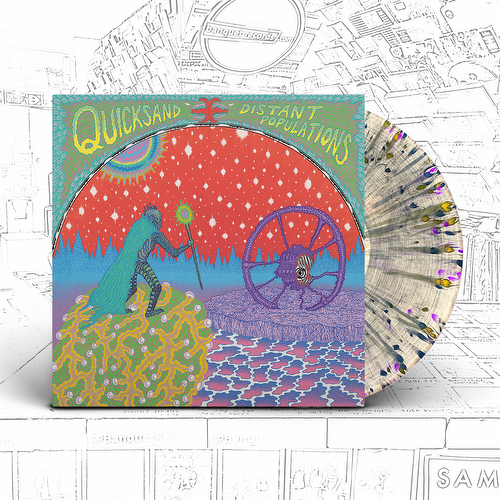 Quicksand - Distant Populations (Banquet exclusive smoke with yellow/blue/purplep vinyl)