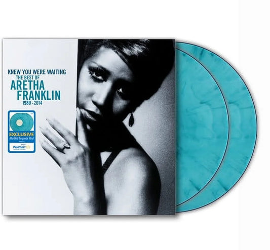 Aretha Franklin - Knew You Were Waiting: The Best Of Aretha Franklin 1980-1998 (Walmart exclusive marble turquoise vinyl)