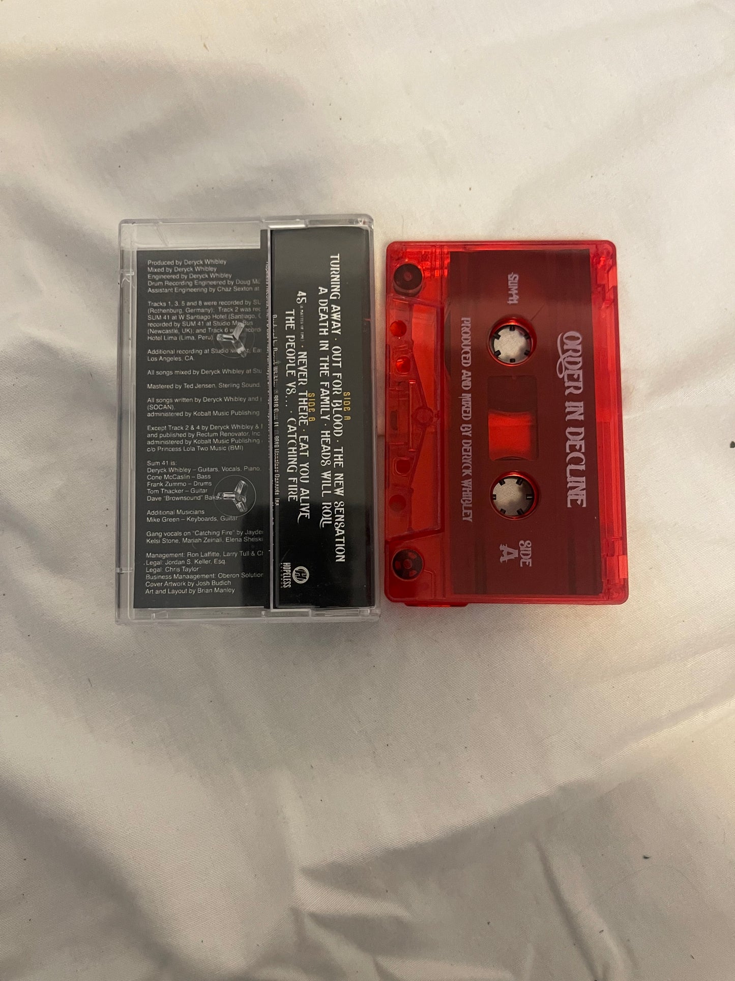 Sum 41 - Order In Decline (Rock Sound exclusive red cassette)