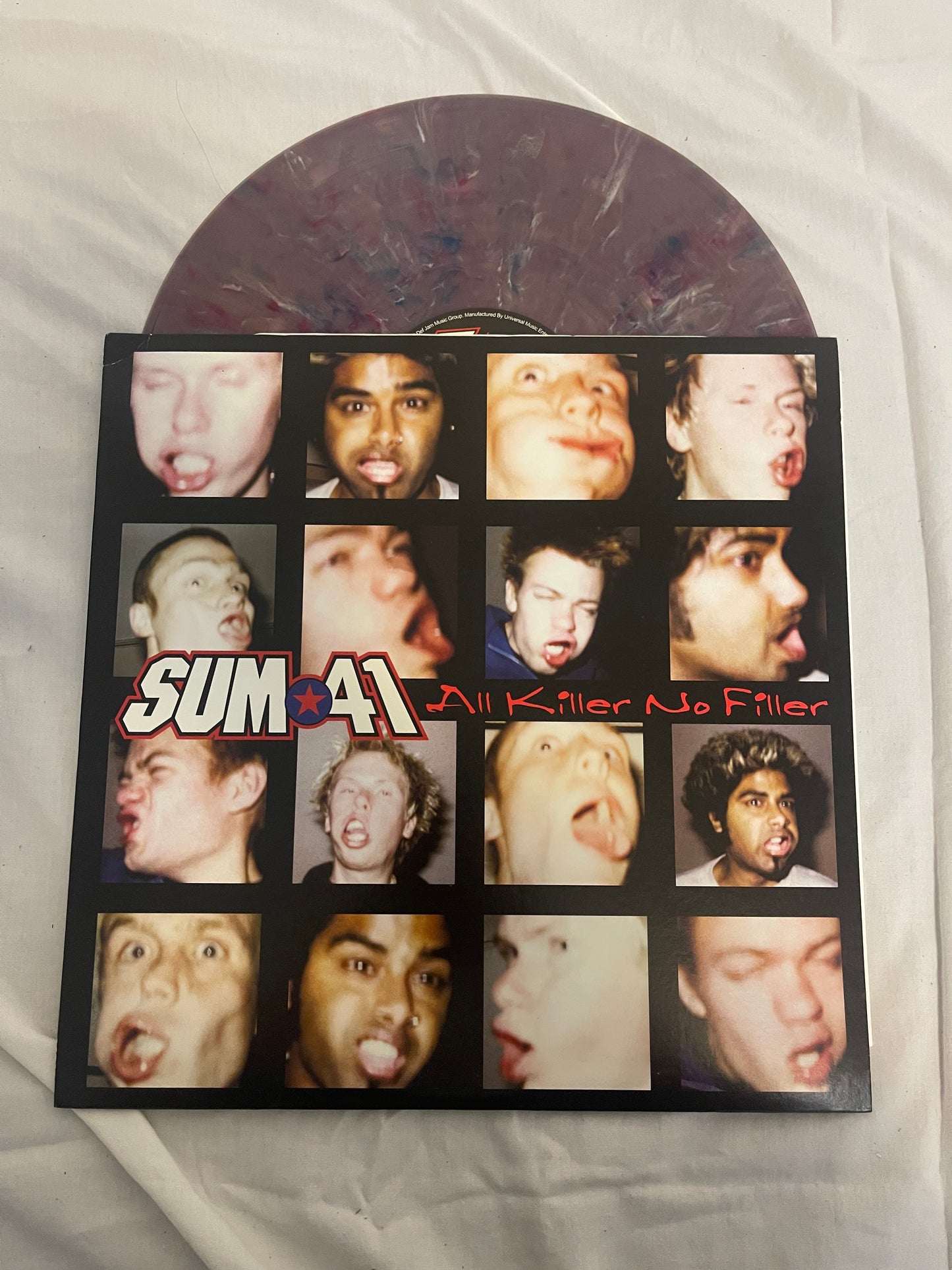 Sum 41 - All Killer No Filler (exclusive Americana swirl clear with red/white/blue smoke vinyl)