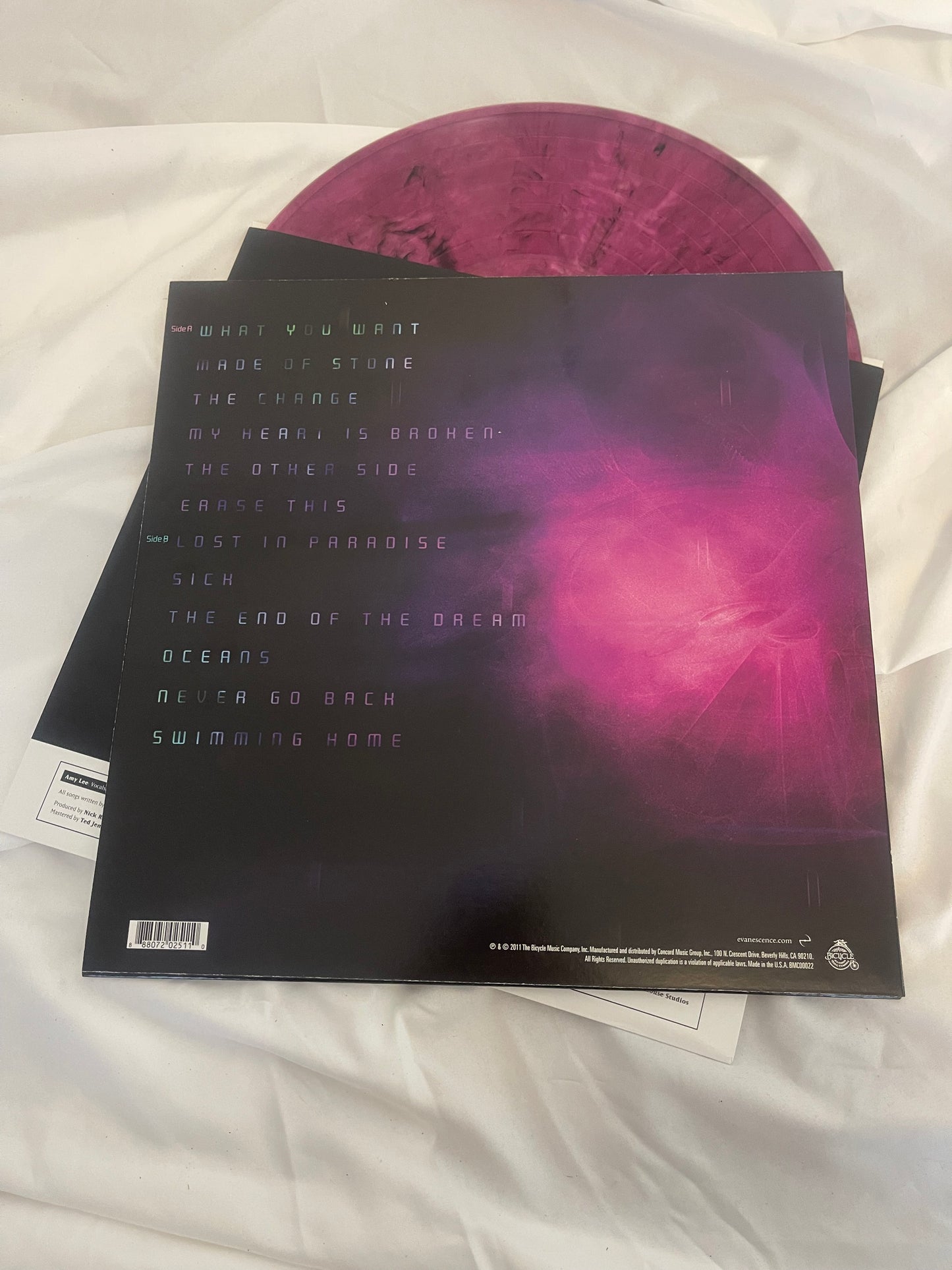 Evanescence - Evanescence (Self-Titled) (RSD Black Friday exclusive purple smoke vinyl)