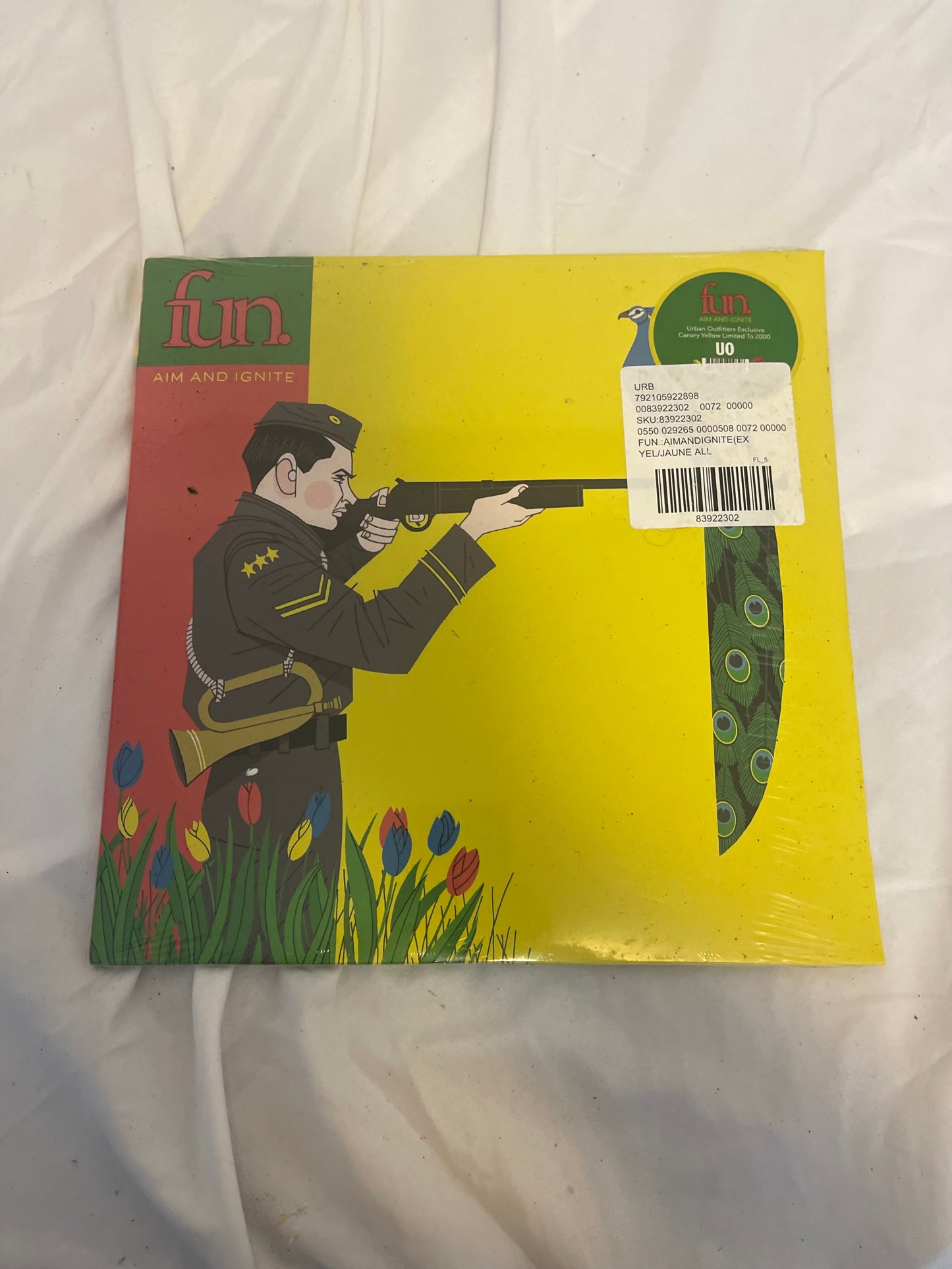 fun. - Aim And Ignite (Urban Outfitters Exclusive canary yellow vinyl)
