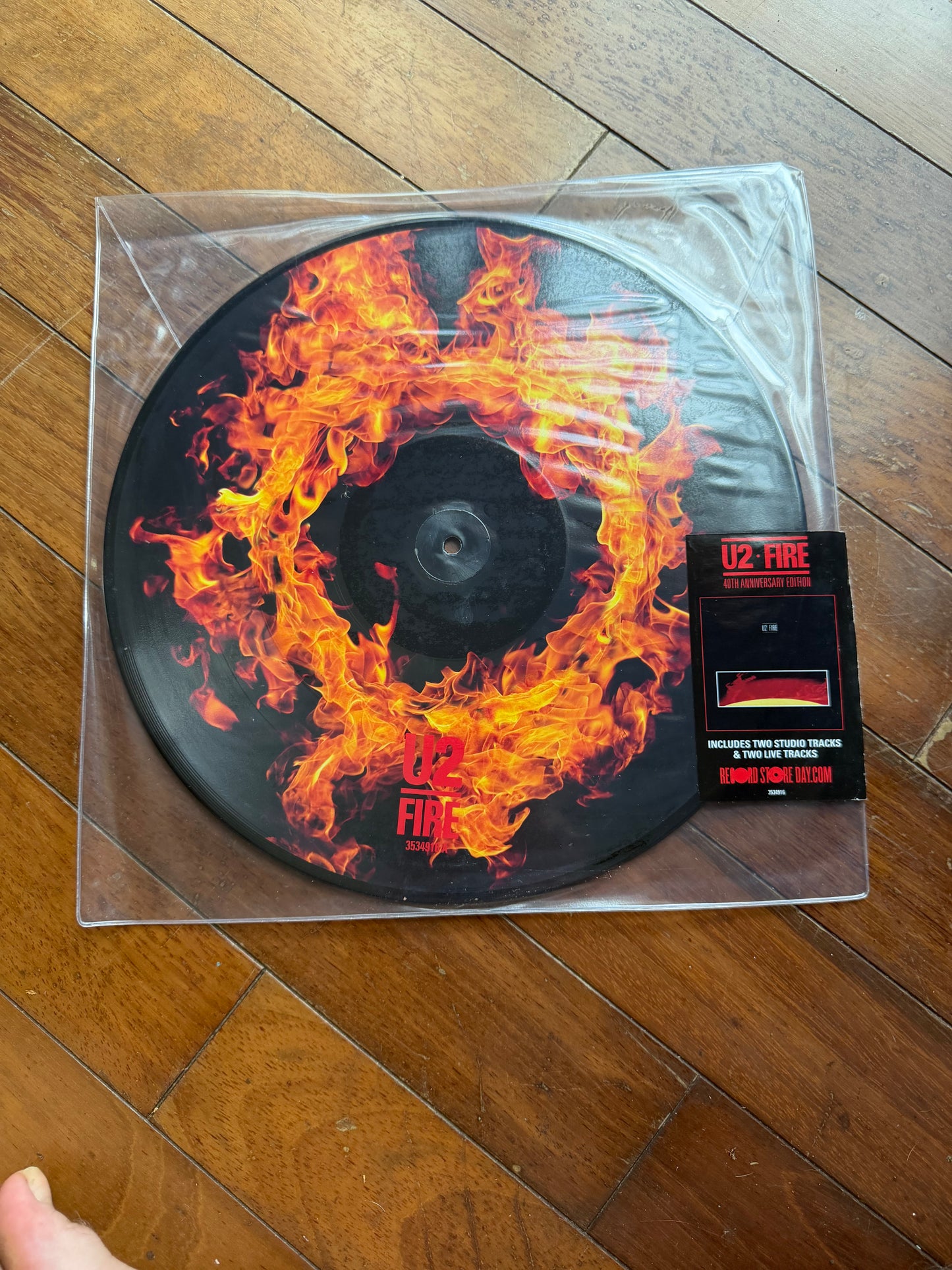 U2 - Fire (Record Store Day exclusive picture disc vinyl)