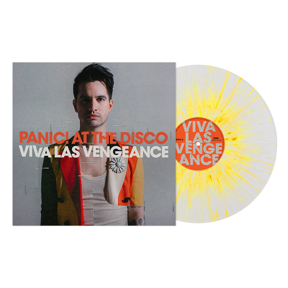 Panic! At The Disco - Viva Las Vengeance (webstore exclusive white with canary splatter vinyl)