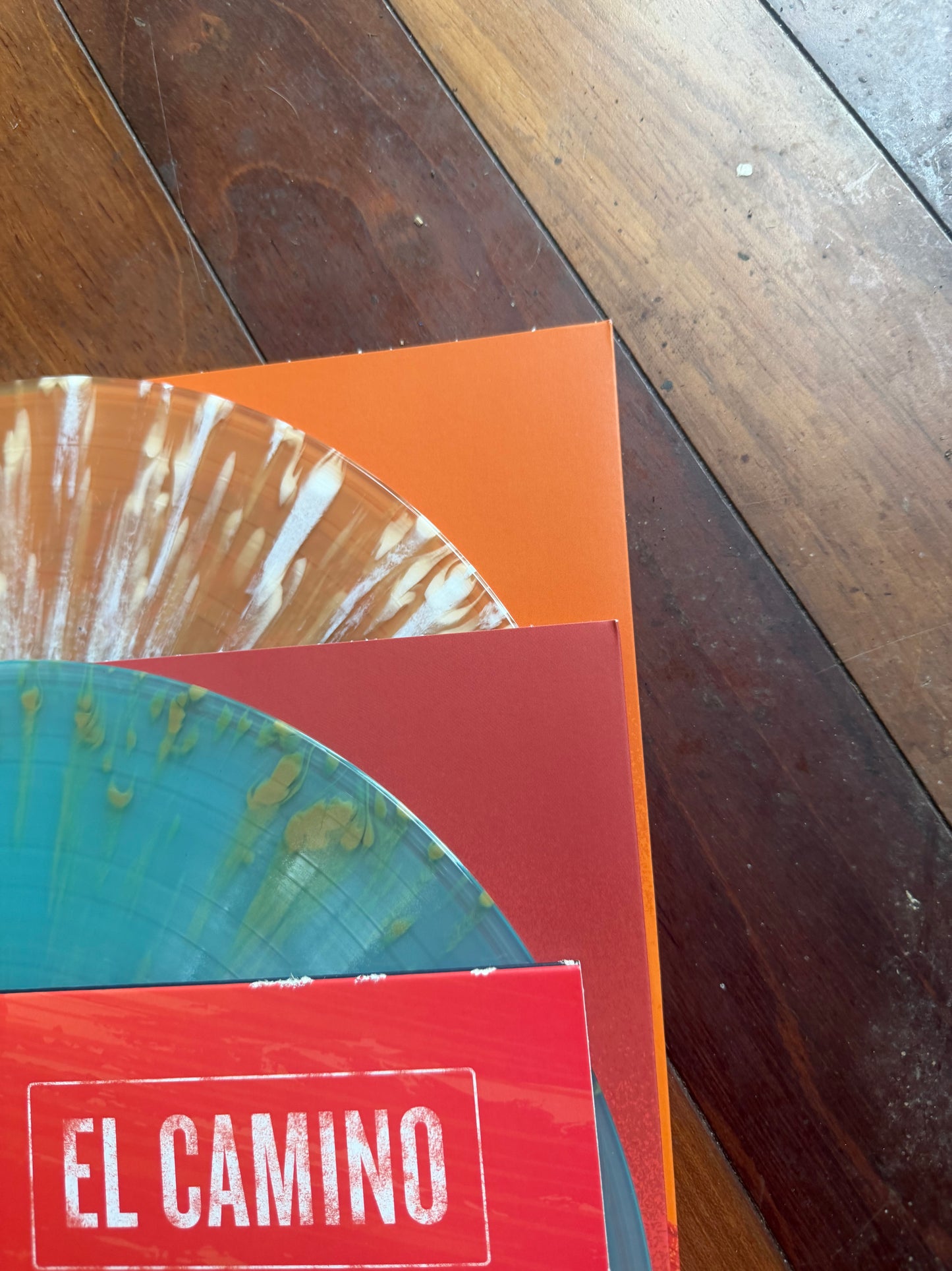 El Camino: A Breaking Bad Movie - Original Motion Picture Soundtrack (Mondo exclusive blue with white splatter and orange with white splatter vinyl)