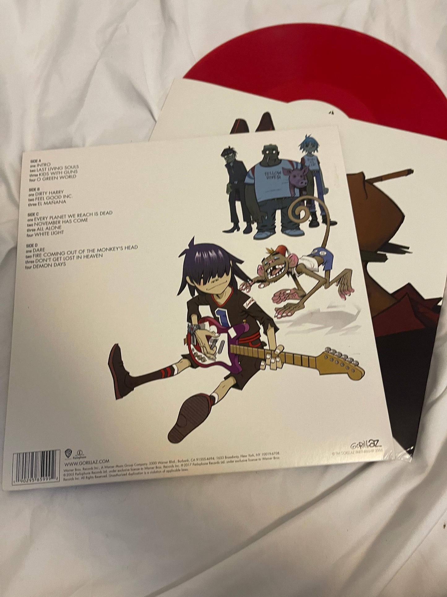 Gorillaz - Demon Days (Vinyl Me Please exclusive red vinyl)