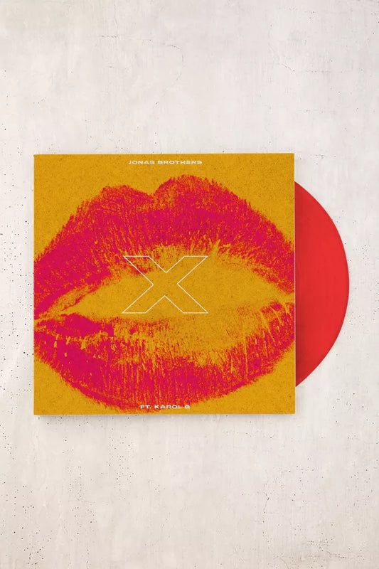 Jonas Brothers, Karol G - X (Urban Outfitters exclusive red vinyl)