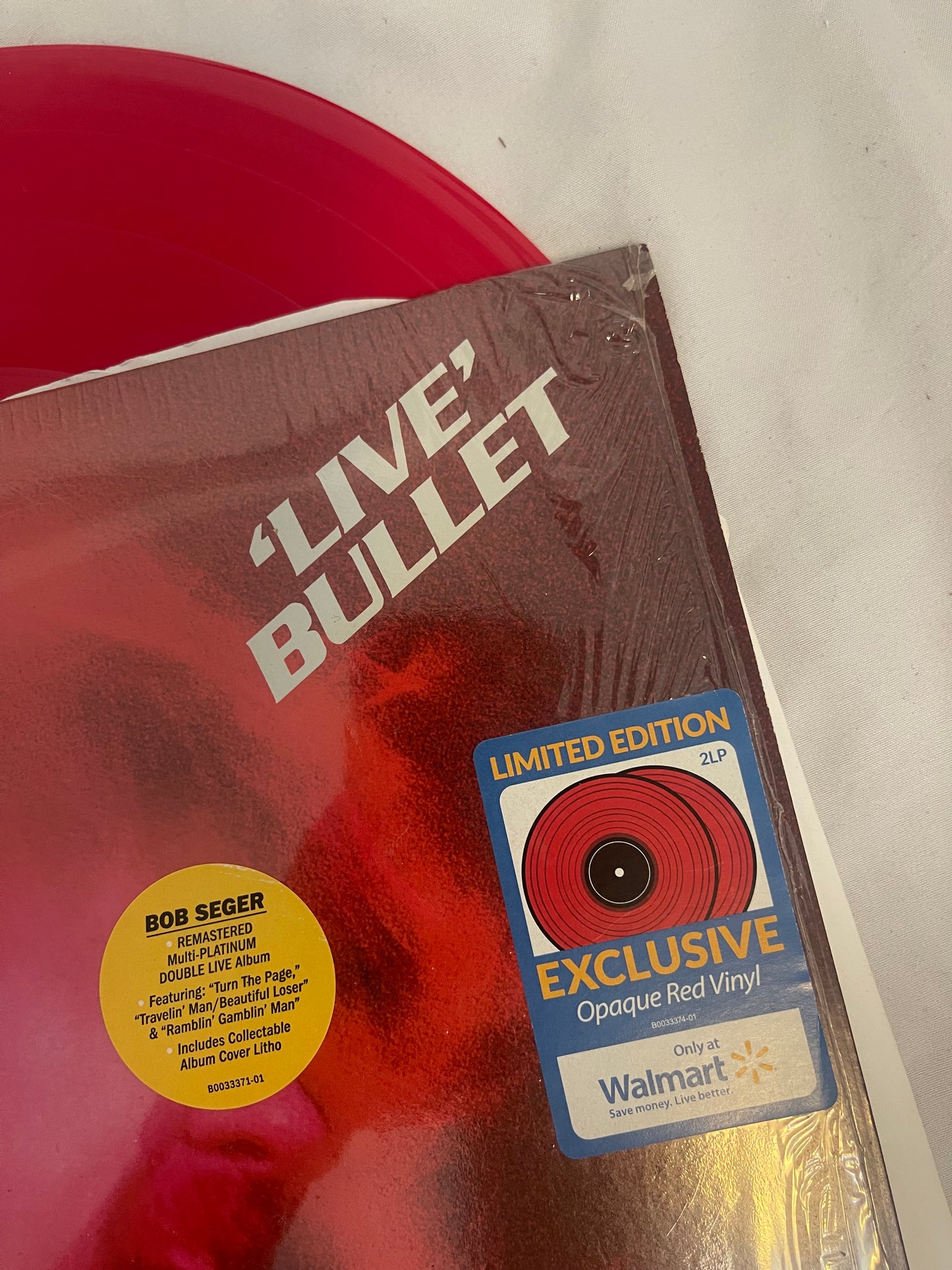 Bob Seger And The Silver Bullet Band - Live Bullet (Walmart exclusive red vinyl)