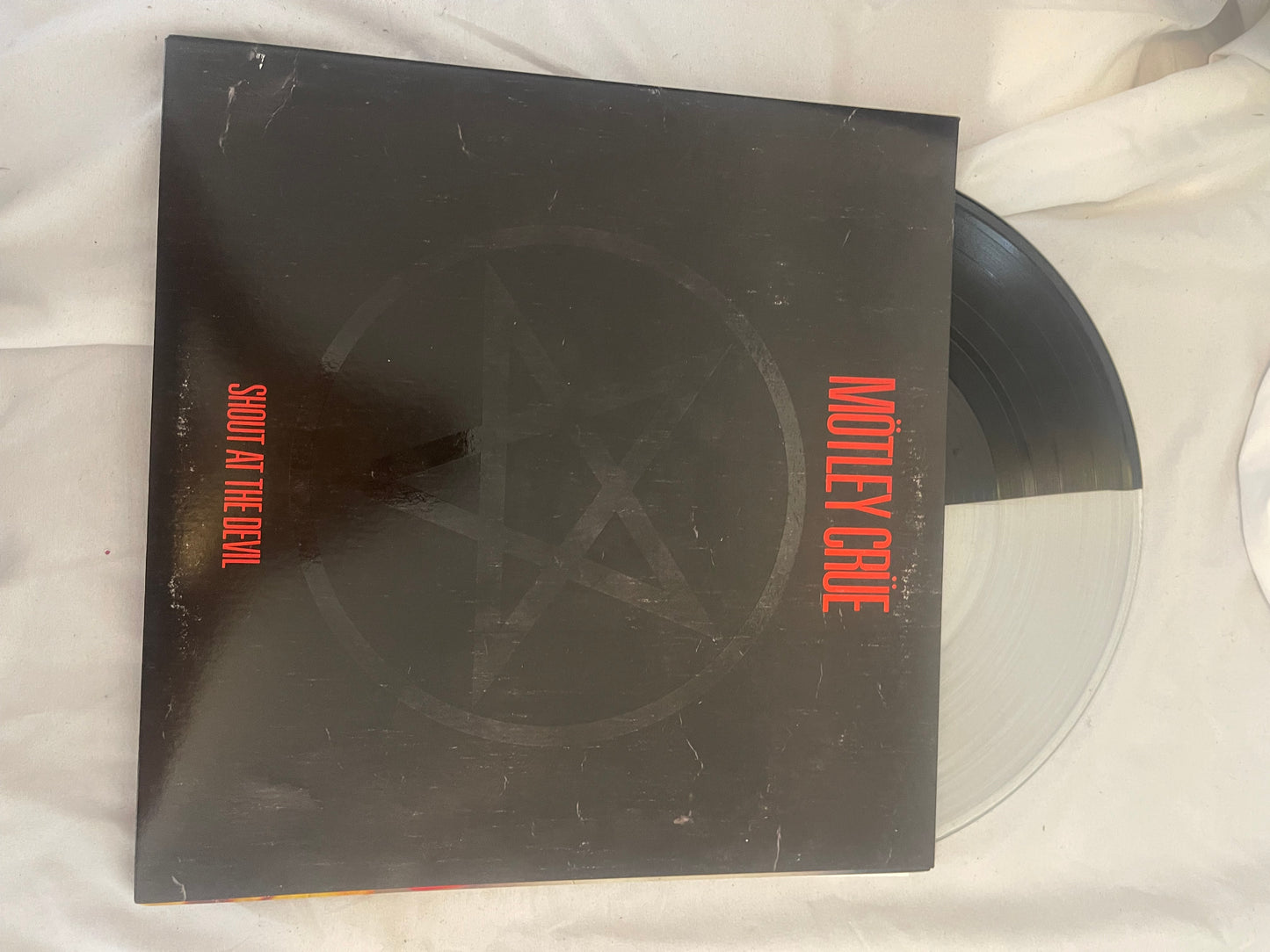 Motley Crue - Shout At The Devil (Newbury Comics exclusive black/clear split vinyl)