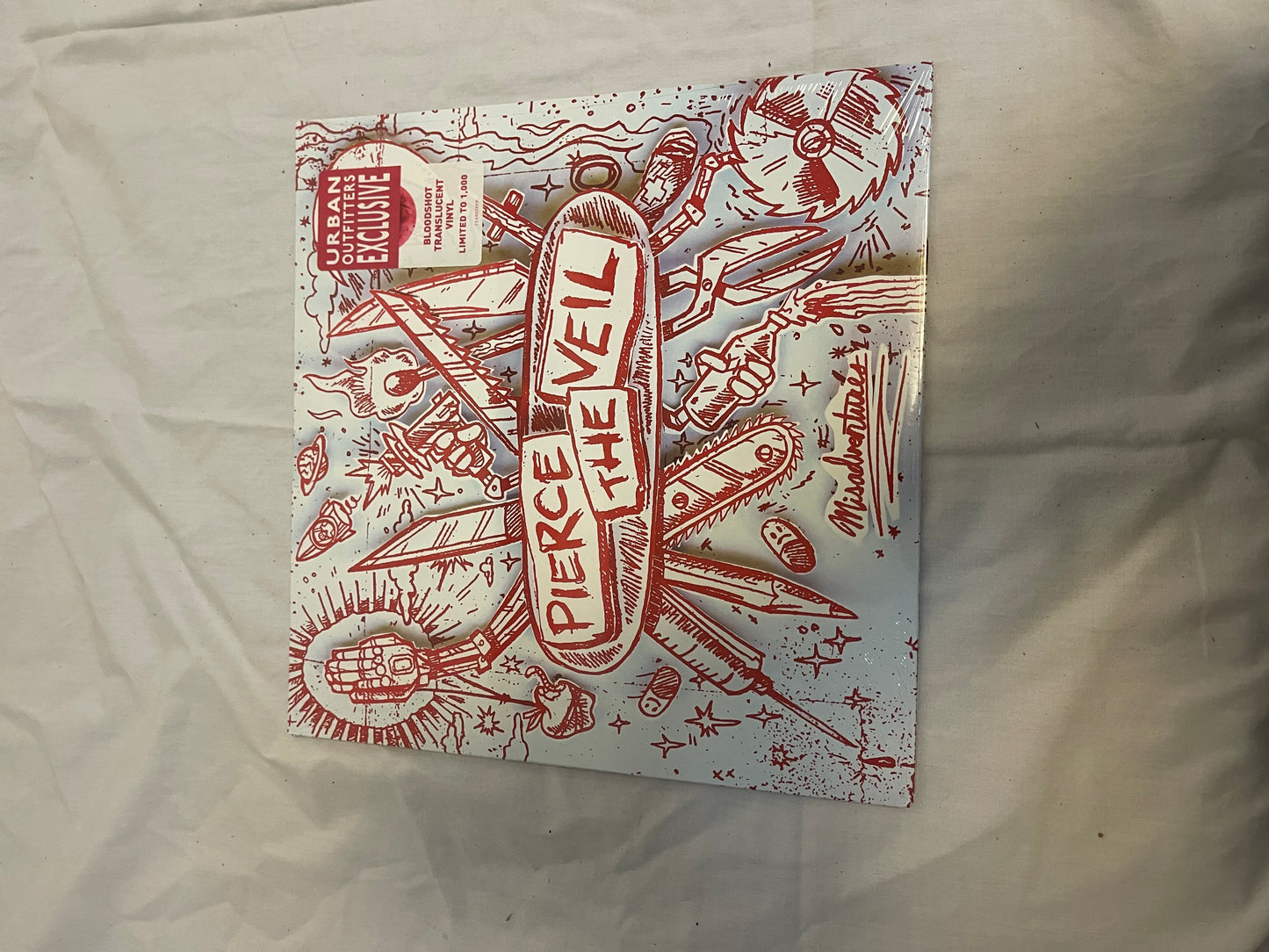 Pierce The Veil - Misadventures (Urban Outfitters exclusive “bloodshot” vinyl)