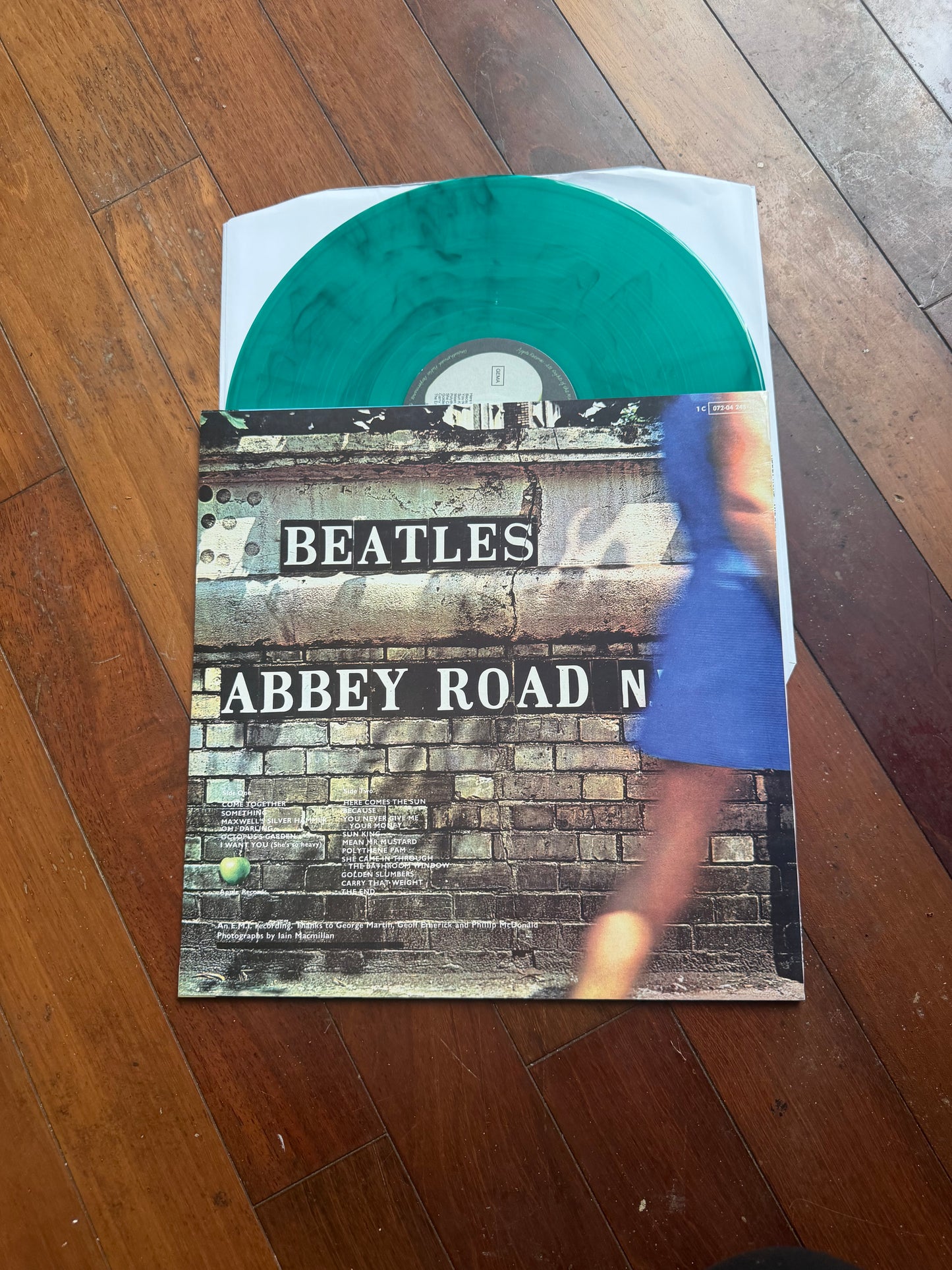 The Beatles - Abbey Road (green with black swirl vinyl)