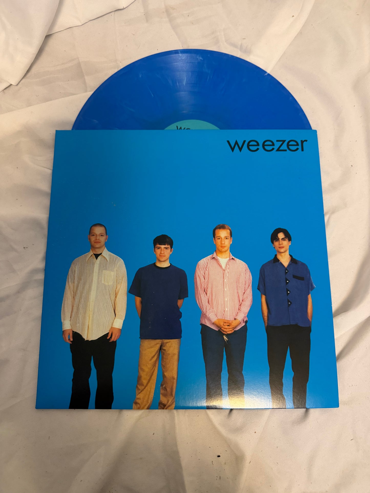 Weezer - Weezer (blue album) (Target exclusive blue and white marble vinyl) (display only)