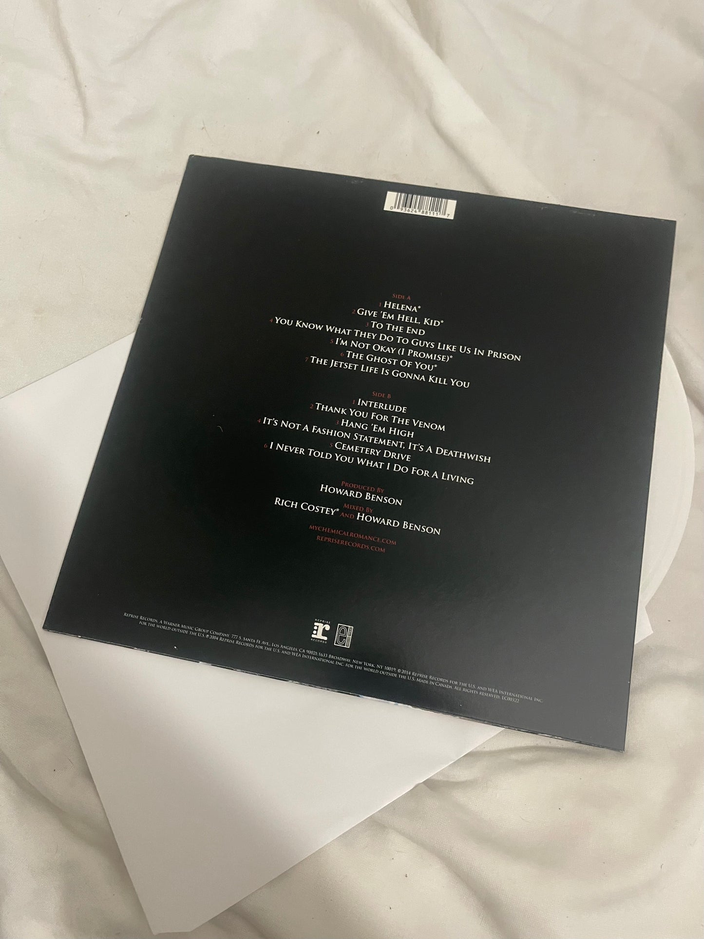 My Chemical Romance - Three Cheers For Sweet Revenge (Walmart exclusive white vinyl)