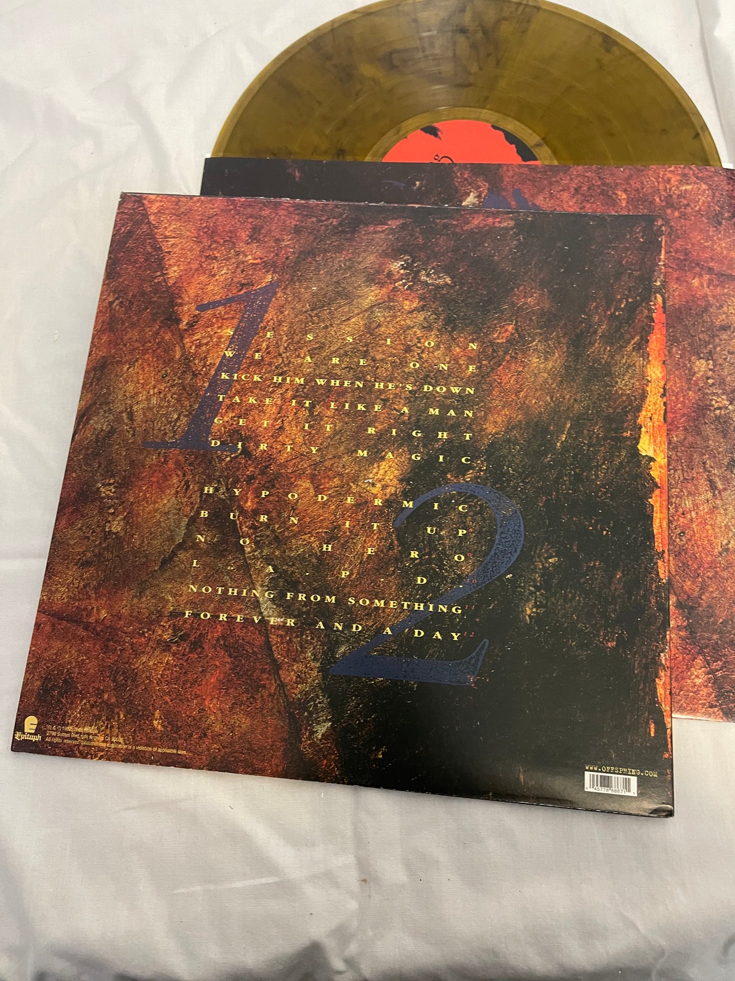 The Offspring - Ignition (Newbury Comics exclusive Whiskey Smoke vinyl)