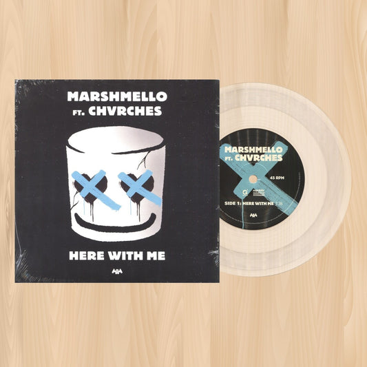 Marshmello ft. Chvrches - Here With Me (urban outfitters exclusive clear 7” vinyl)