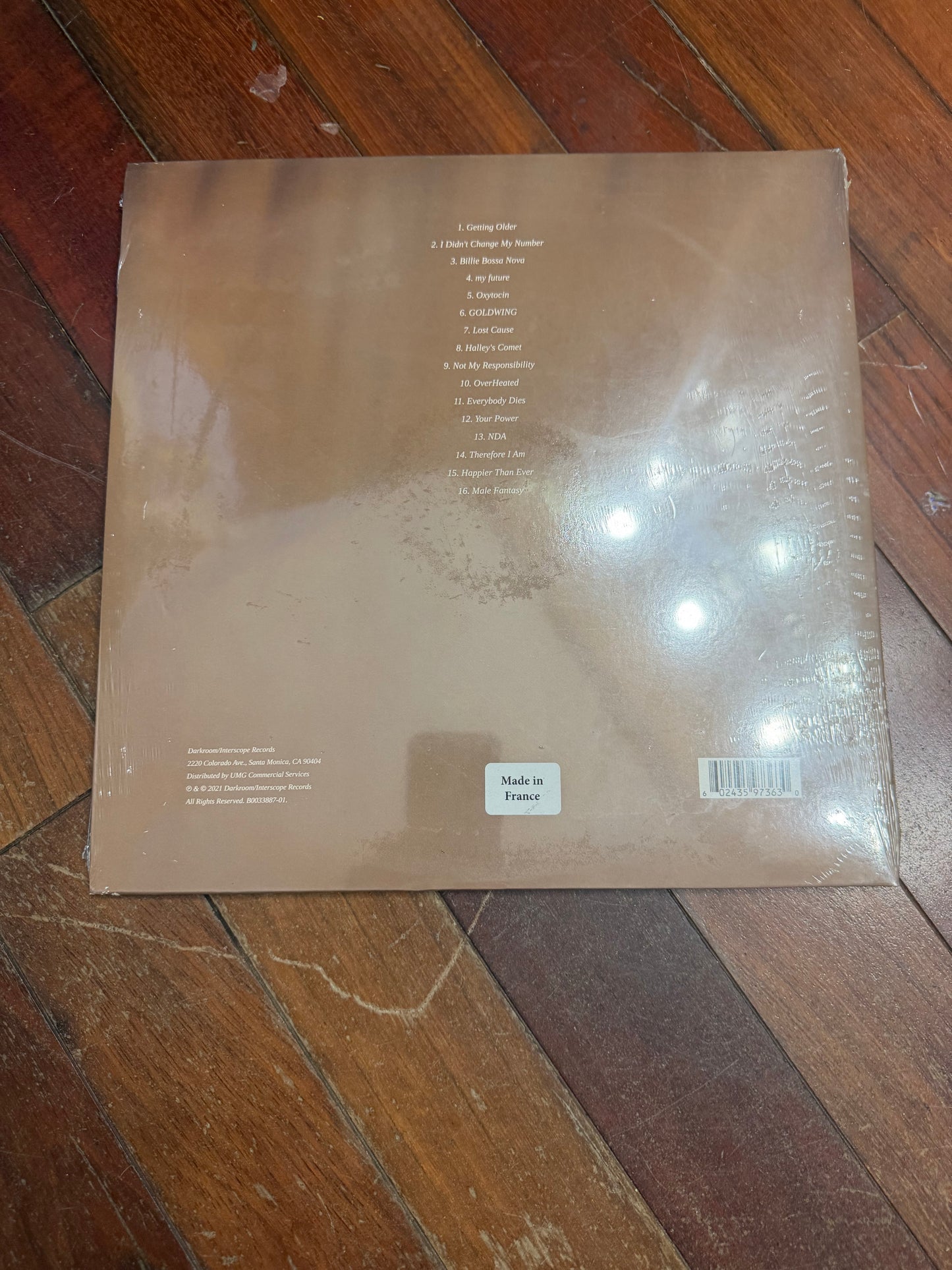 Billie Eilish - Happier Than Ever (Webstore exclusive cool grey vinyl)