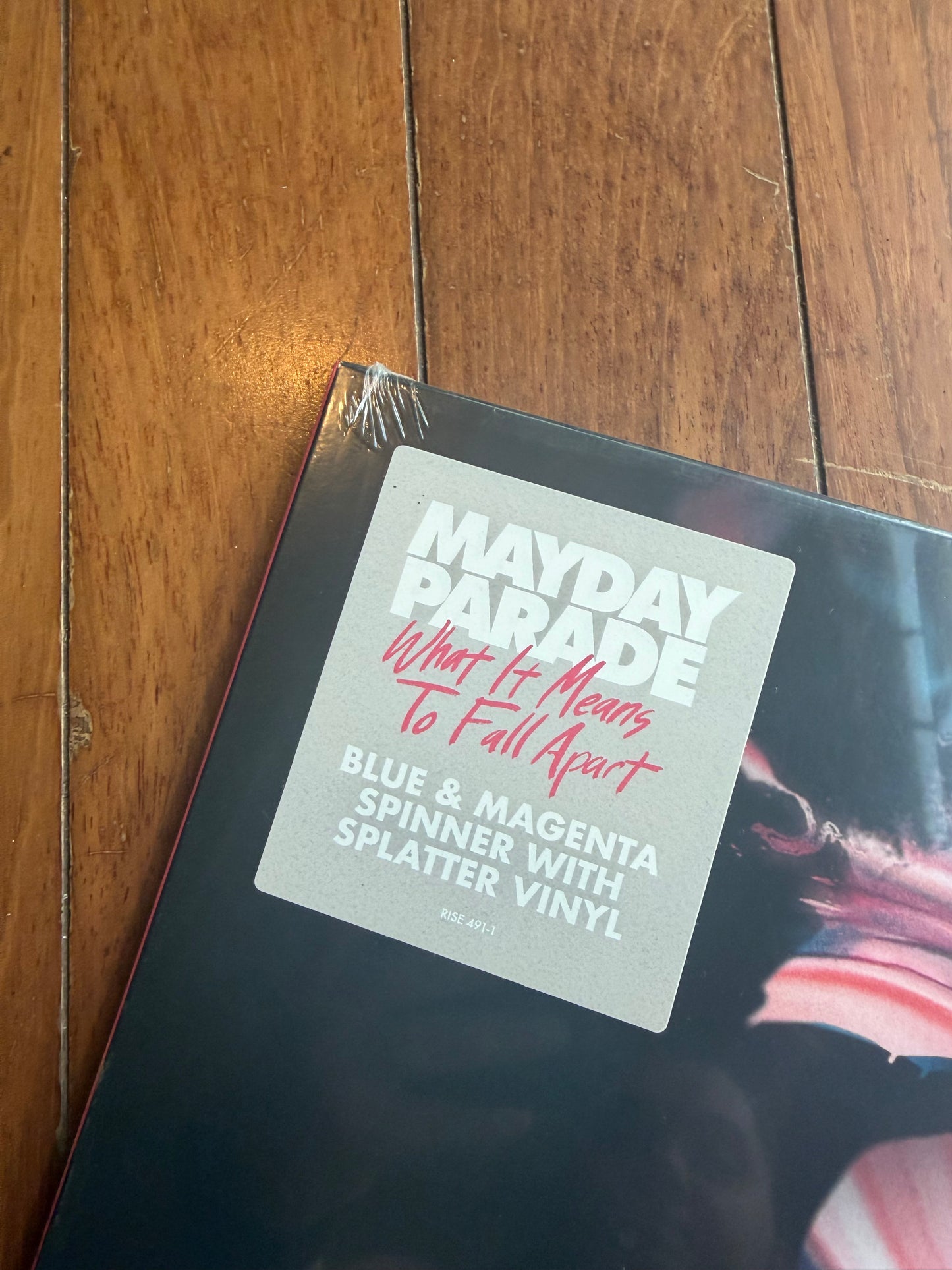 Mayday Parade - What It Means To Fall Apart (exclusive blue and magenta spinner with splatter vinyl)