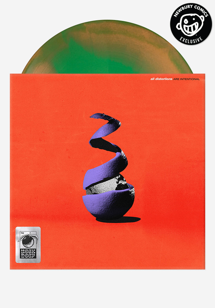 Neck Deep  - All Distortions Are Intentional (Newbury Comics exclusive orange and green swirl vinyl)
