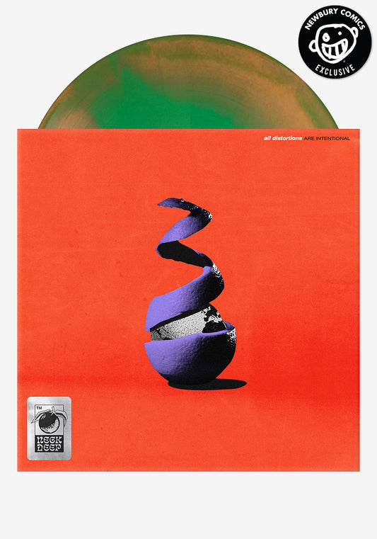 Neck Deep  - All Distortions Are Intentional (Newbury Comics exclusive orange and green swirl vinyl)