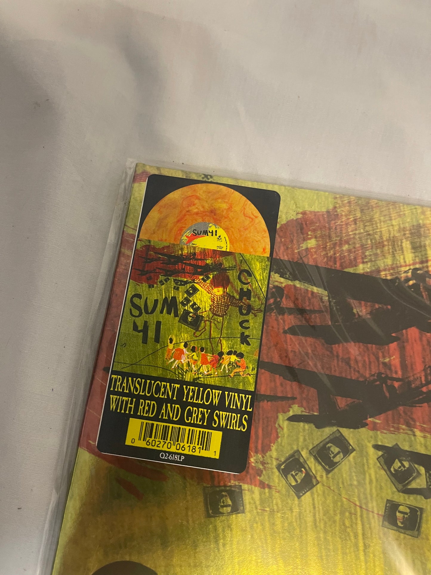 Sum 41 - Chuck (Record Store Day Canada Yellow Translucent With Red and Grey Swirls vinyl)