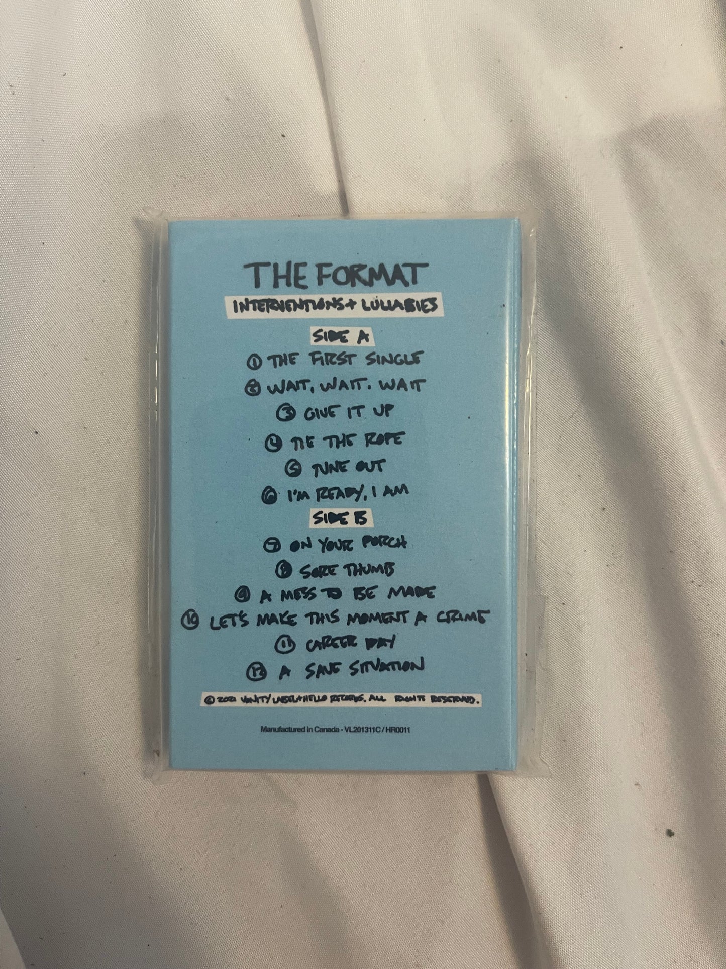 The Format - Interventions and Lullabies (orange cassette)