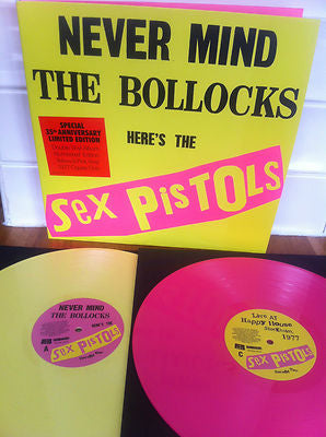 Sex Pistols - Never Mind The Bollocks, Here’s The Sex Pistols (limited edition pink and yellow vinyl)