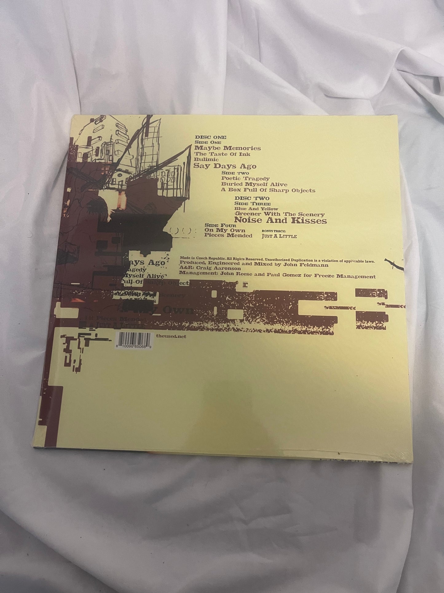 The Used - The Used (Webstore Exclusive Oxblood inside Milky Clear vinyl)