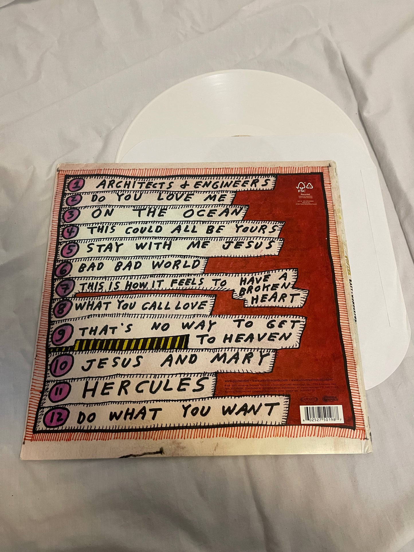 Guster - Easy Wonderful (limited edition white vinyl)