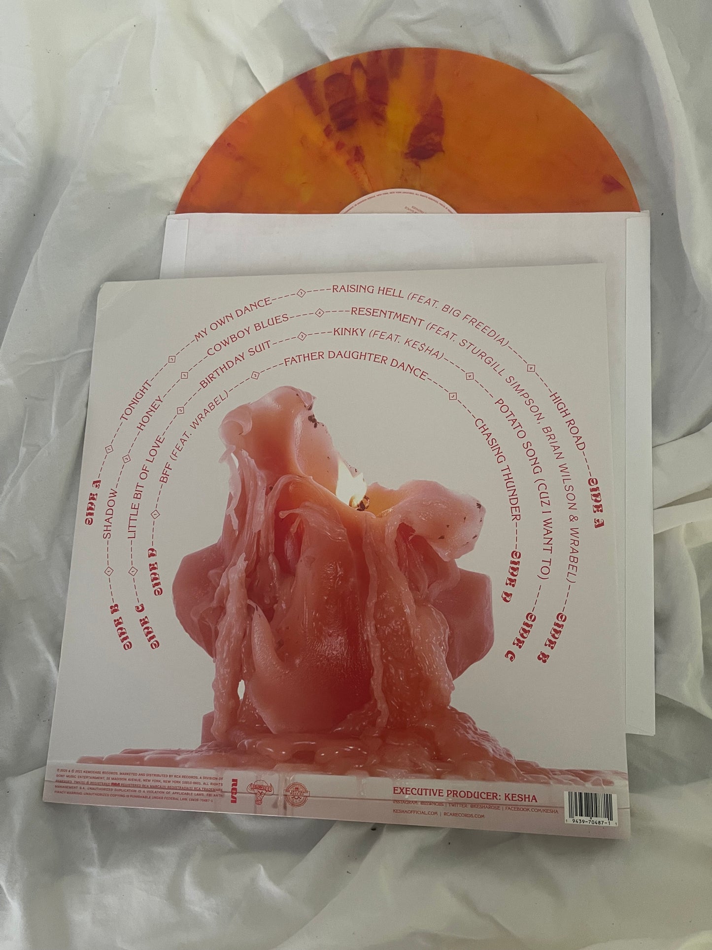 Kesha - High Road (exclusive Orange/red swirl vinyl)