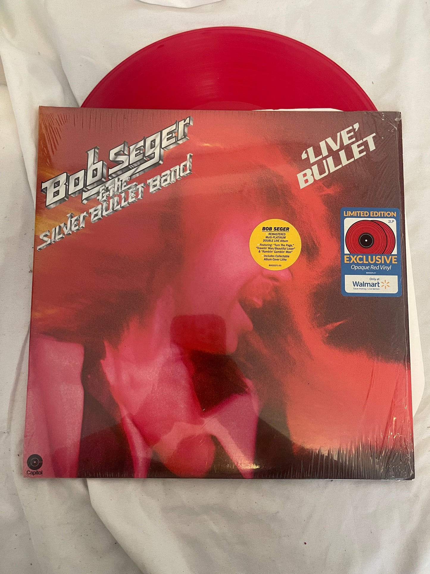 Bob Seger And The Silver Bullet Band - Live Bullet (Walmart exclusive red vinyl)