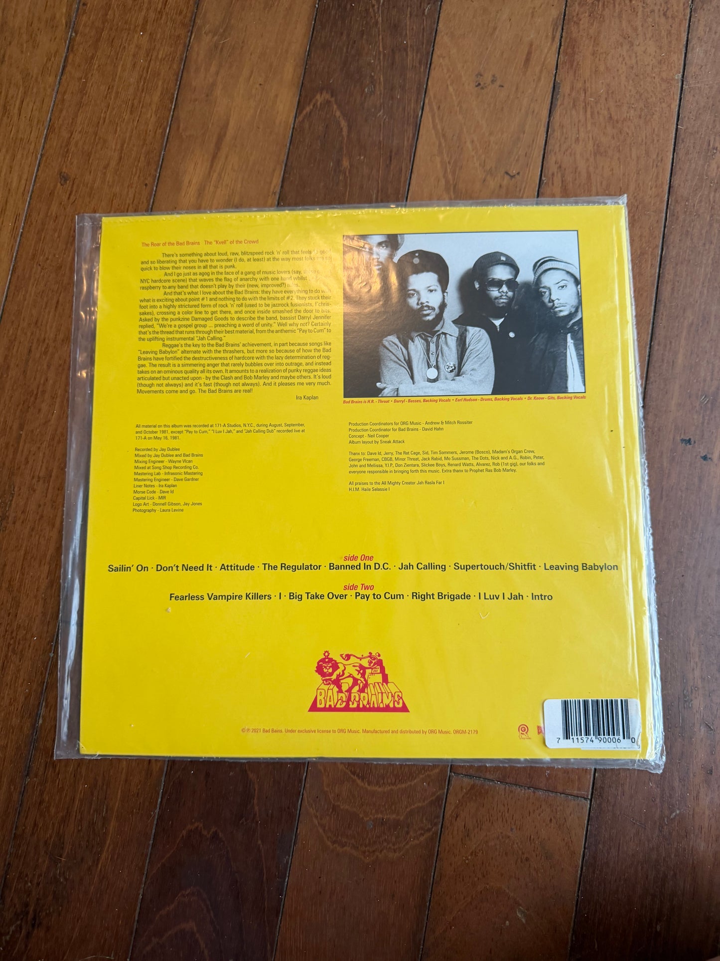 Bad Brains - Bad Brains (Newbury Comics Exclusive yellow and black triple circles vinyl)