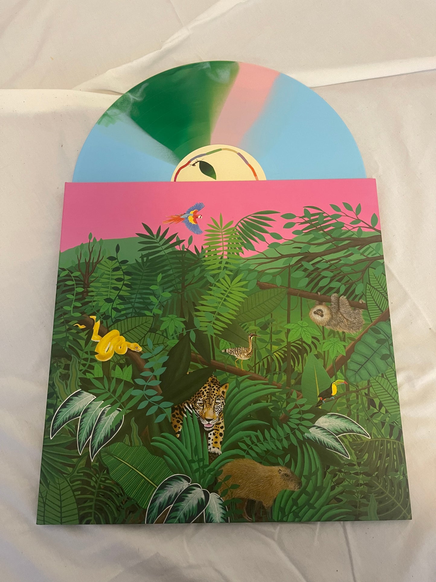 Turnover - Good Nature (Newbury Comics exclusive baby blue with pink and green twist vinyl)