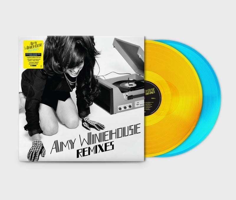 Amy Winehouse - Remixes (Record Store Day exclusive blue and yellow vinyl)