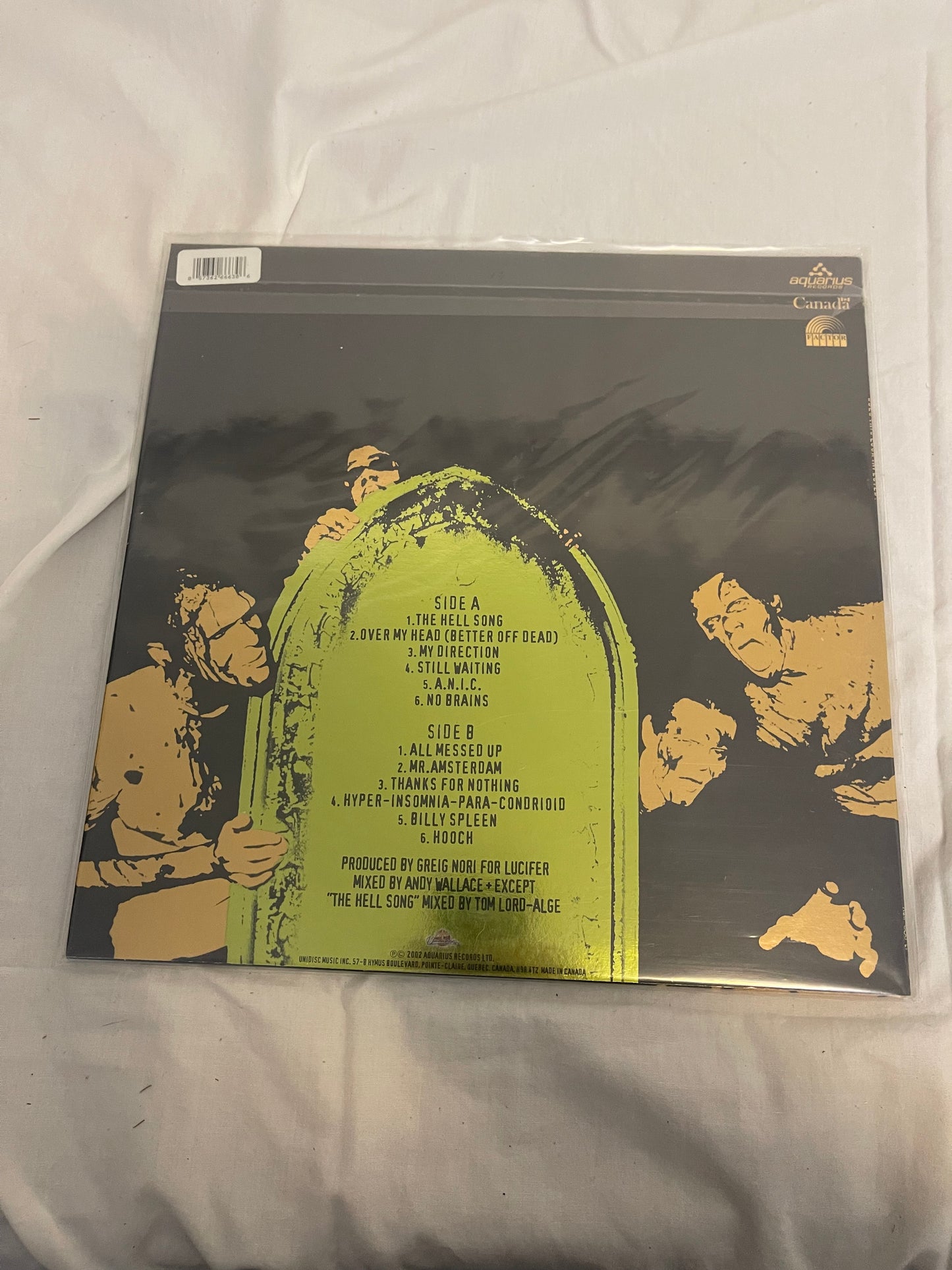 Sum 41 - Does This Look Infected? (Record Store Day Black Friday Canada exclusive Blue with green specs vinyl)