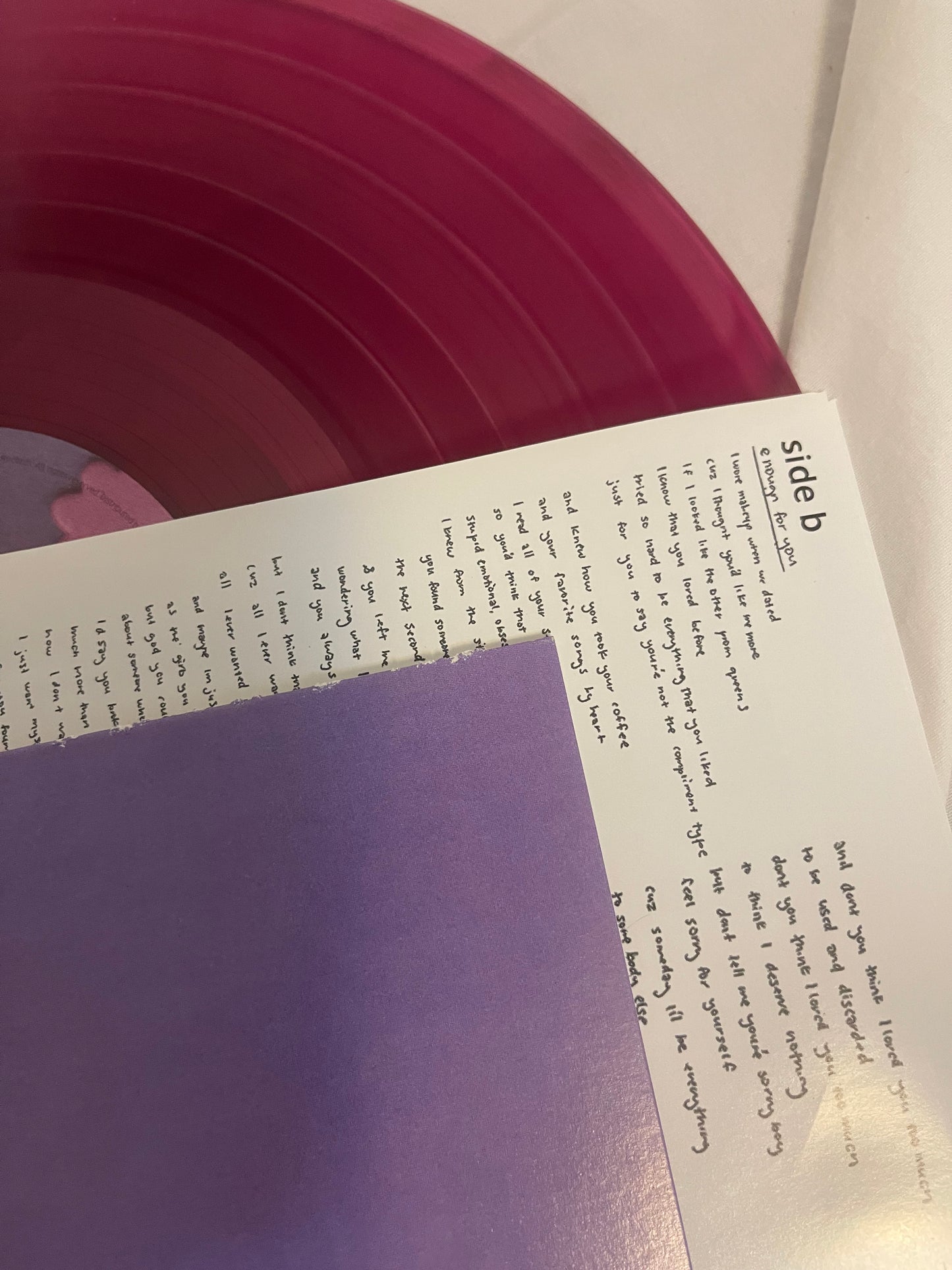 Olivia Rodrigo - Sour (Amazon exclusive translucent violet vinyl)