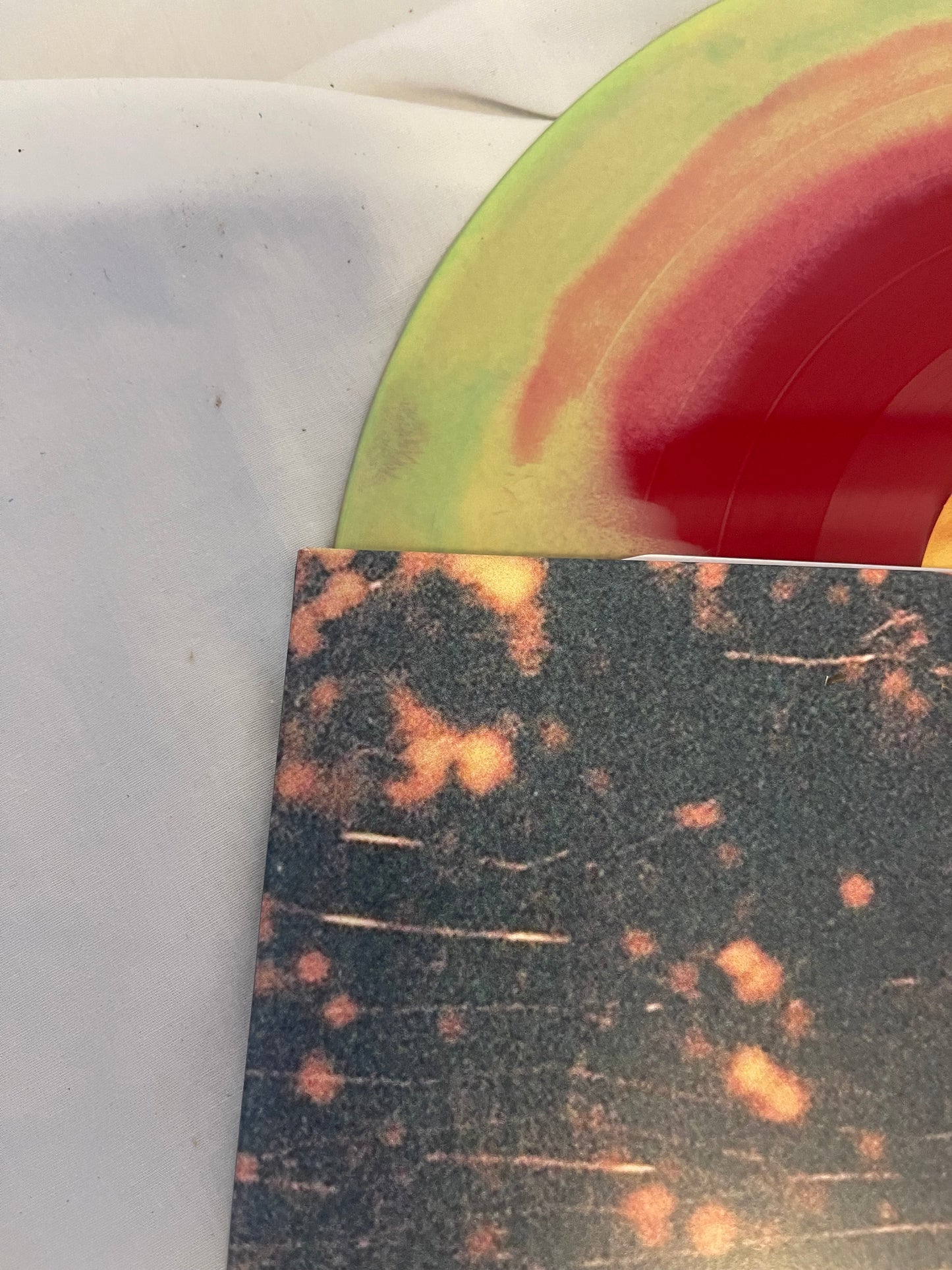 Turnover - Peripheral Vision (Newbury Comics exclusive yellow, red, and green swirl vinyl)