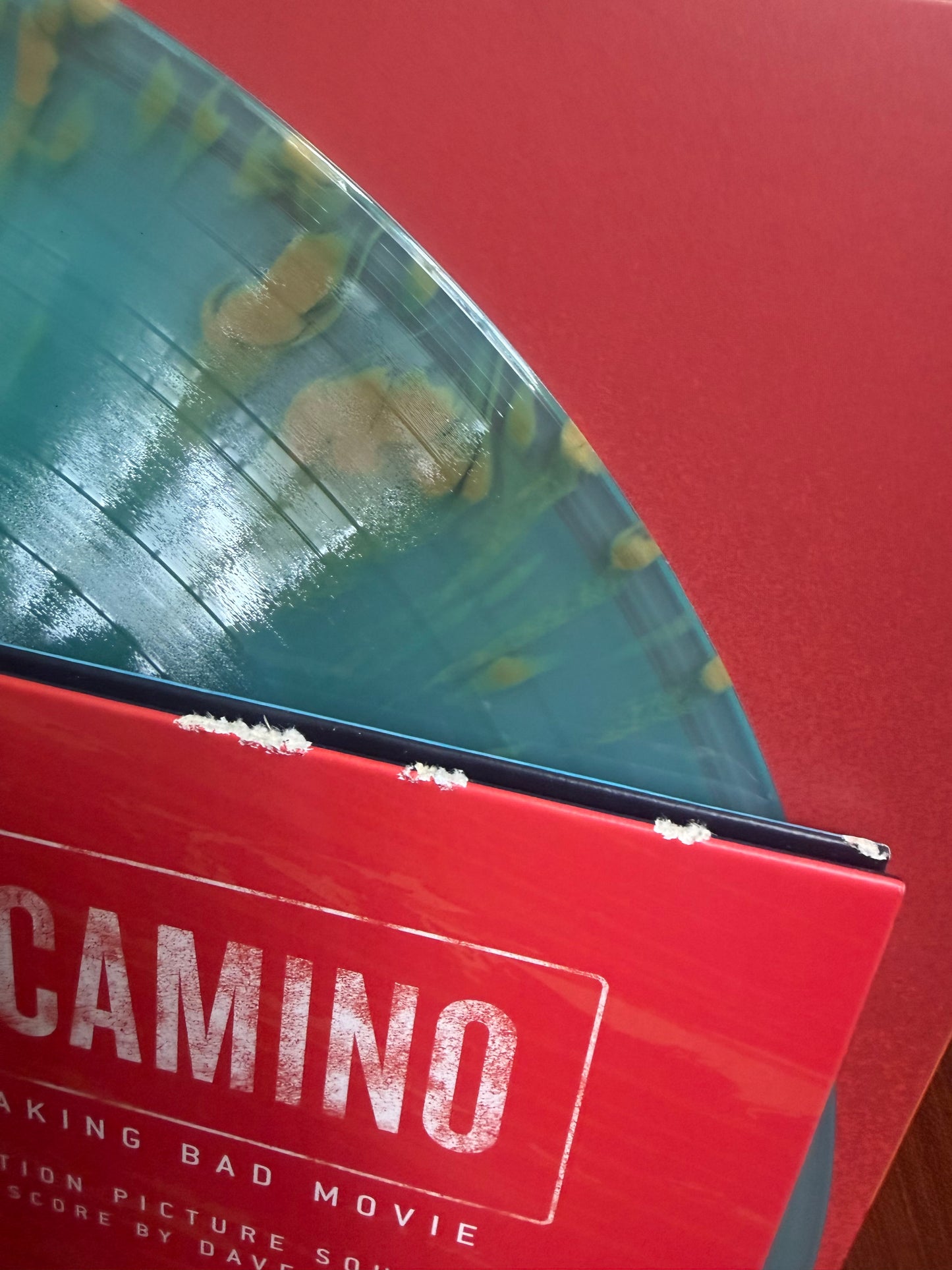 El Camino: A Breaking Bad Movie - Original Motion Picture Soundtrack (Mondo exclusive blue with white splatter and orange with white splatter vinyl)