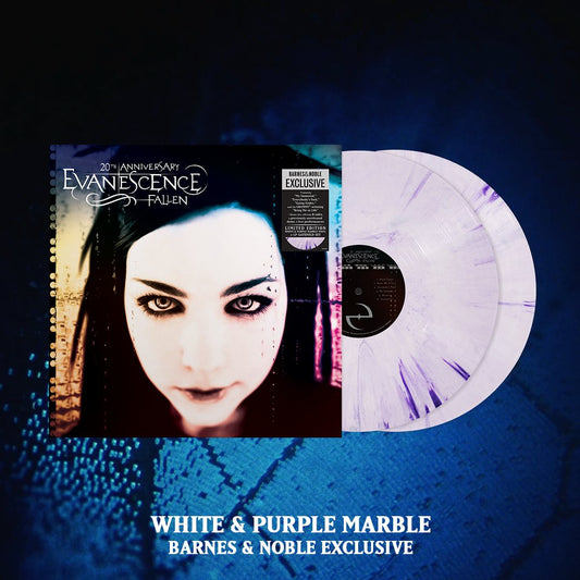 Evanescence - Fallen (20th anniversary Barnes And Noble exclusive white and purple marble vinyl)