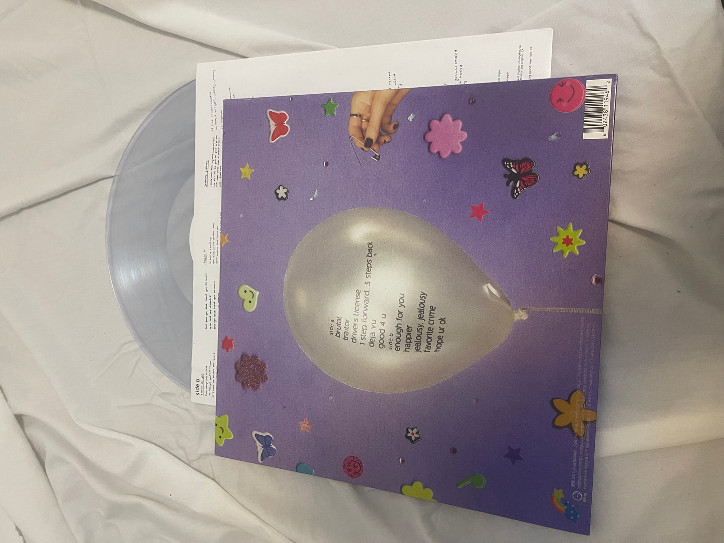 Olivia Rodrigo - Sour (webstore exclusive Crystal vellum vinyl)