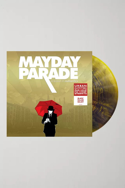 Mayday Parade - A Lesson In Romantics (Urban Outfitters exclusive black and yellow galaxy vinyl)
