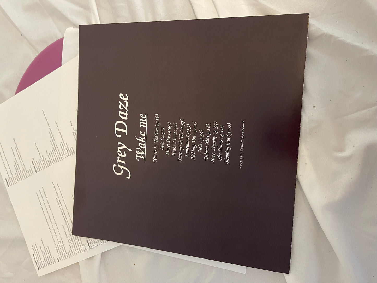 Grey Daze - Wake Me (revolver/brooklyn vegan exclusive Violet opaque vinyl)