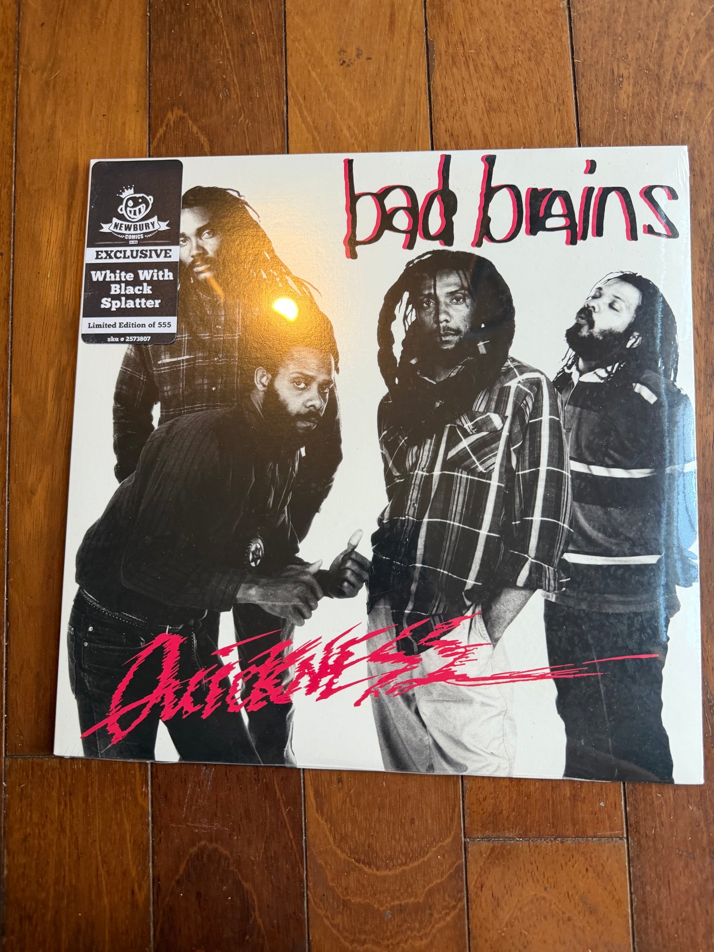 Bad Brains - Quickness (Newbury Comics Exclusive white with black splatter vinyl)