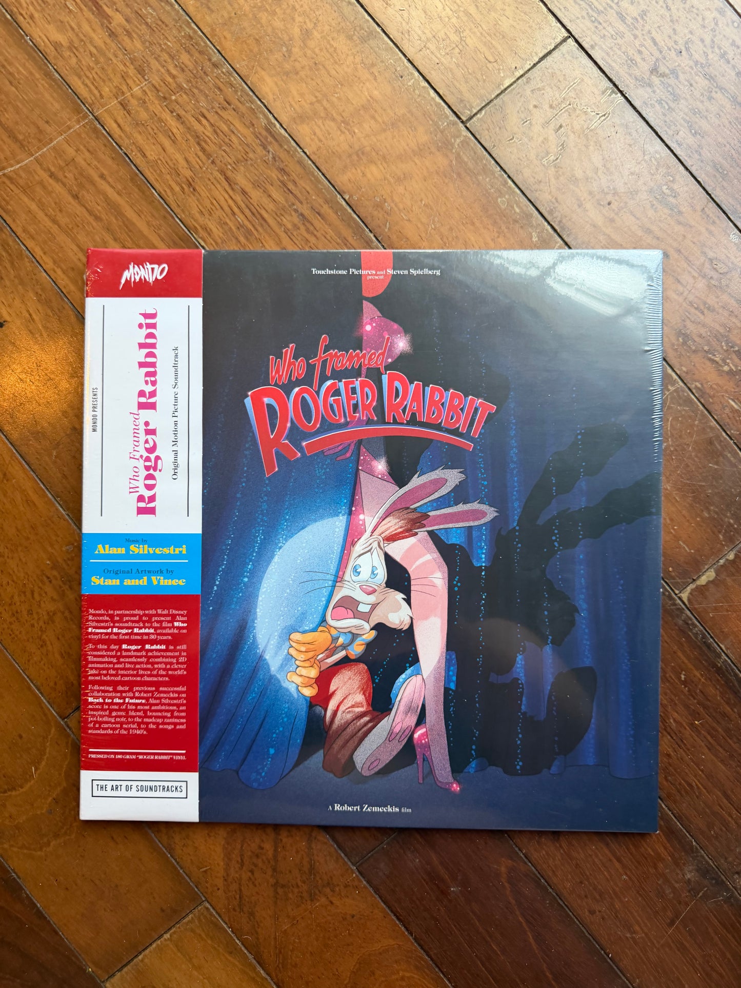 Who Framed Roger Rabbit - Original Motion Picture Soundtrack (Mondo exclusive tri-color red, white, blue vinyl)