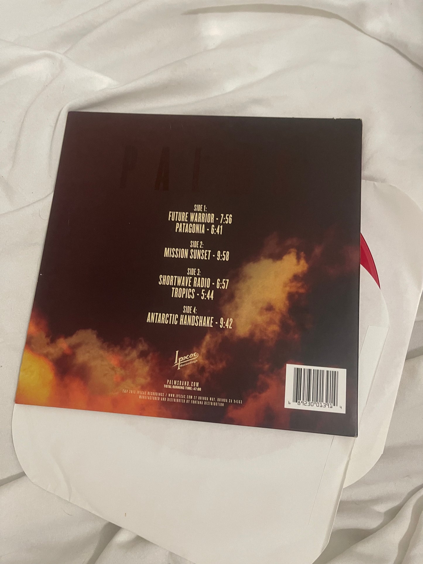 Palms - Palms (limited edition red vinyl)