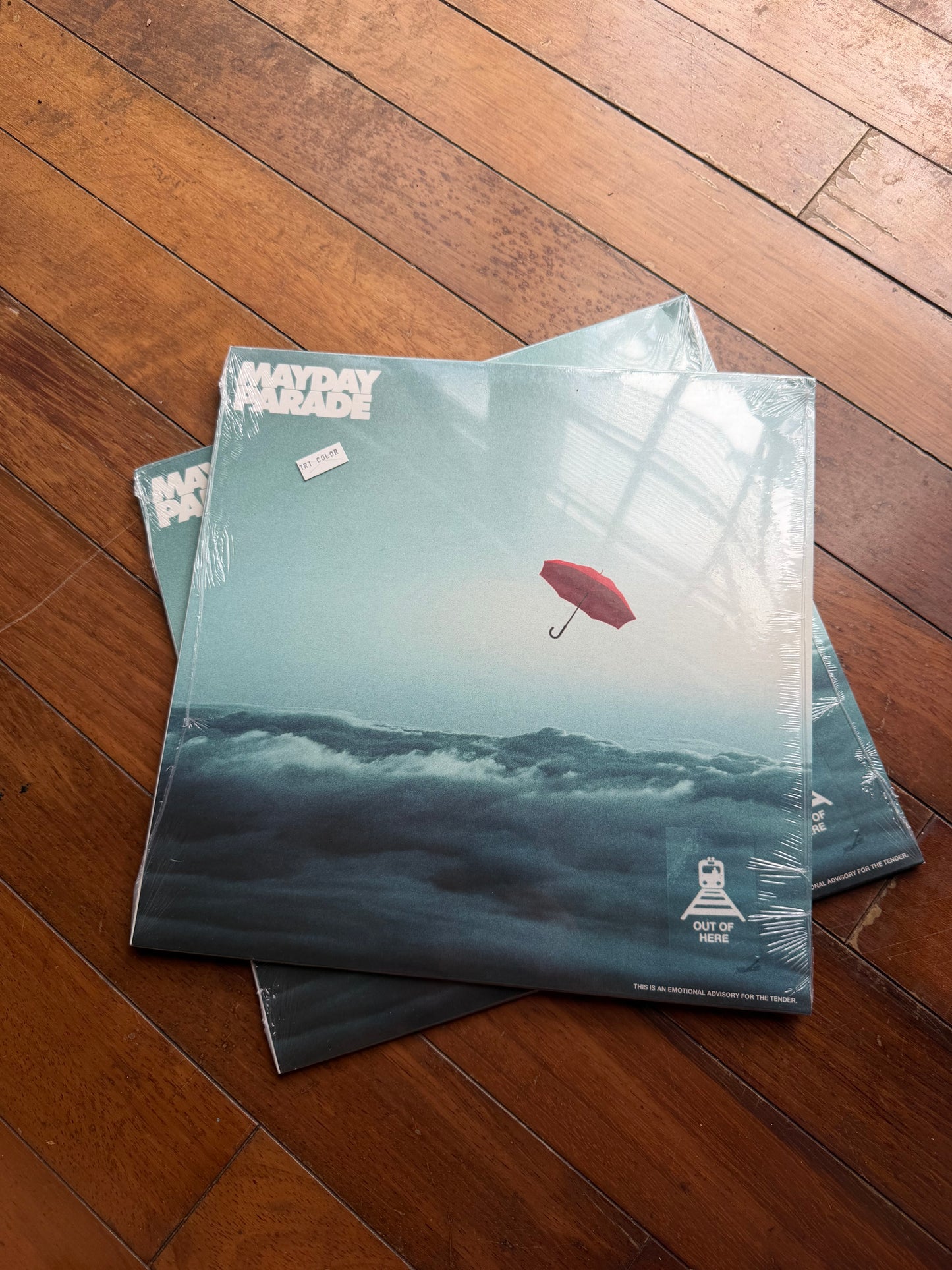 Mayday Parade - Out Of Here (Tri-color blue/white/clear vinyl)
