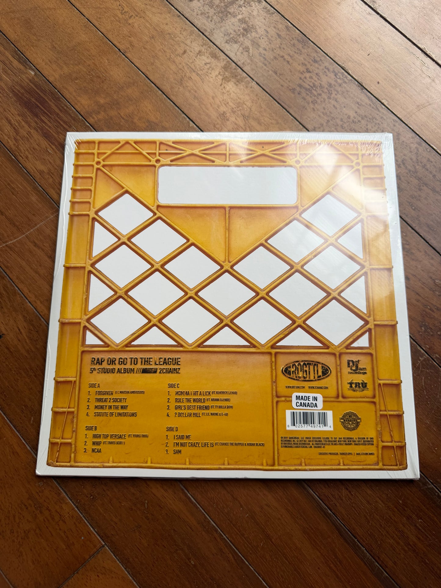 2 Chainz - Rap Or Go To The League (yellow vinyl)